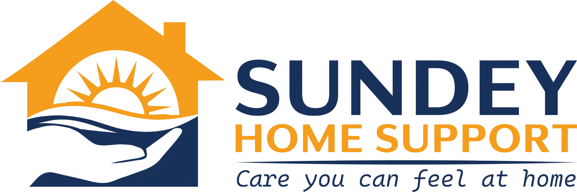 Caregiver sitting with an older adult at home